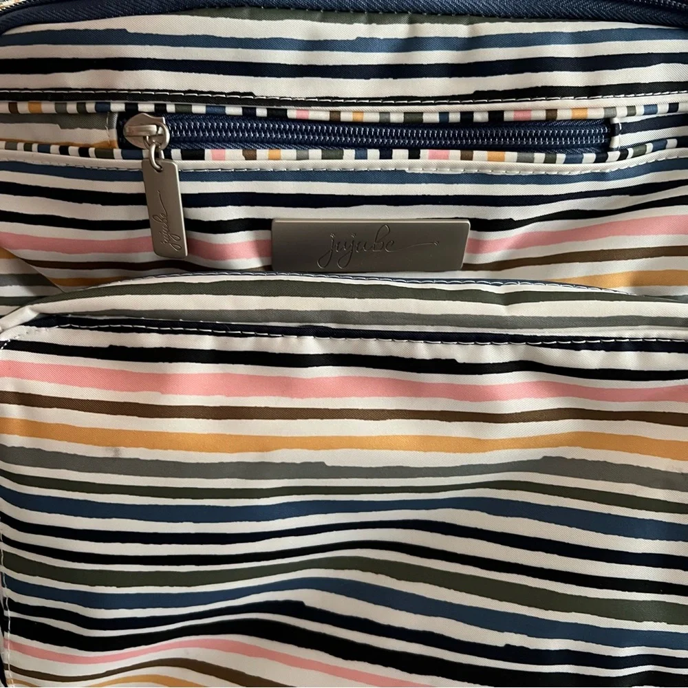 Ju-Ju-Be Striped Multi-Color Baby Bag